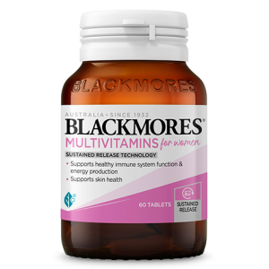 Blackmores Multivitamins for Women – One-A-Day Formula for Energy, Hormonal Balance & Bone Support | 50 Capsules