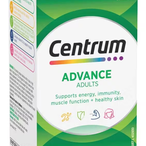 Centrum Advance Multivitamin Tablets – Daily Nutritional Support for Adults | Energy, Immunity, Skin & Muscle Health
