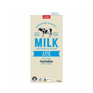 Coles Australian Lite Long Life Milk | 1L