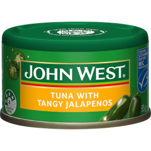 John West Fiery Jalapeño Tuna 95g | Bold Spicy Tuna Snack or Meal Add-On